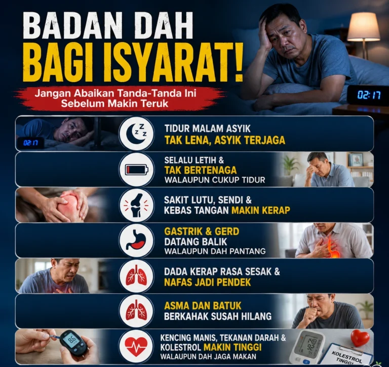 Tanda badan semakin lemah