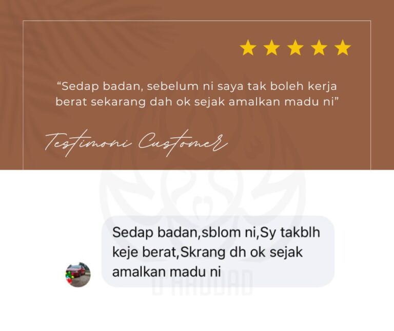 Testimoni pelanggan