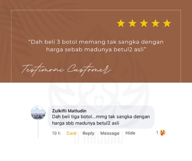 Testimoni pelanggan