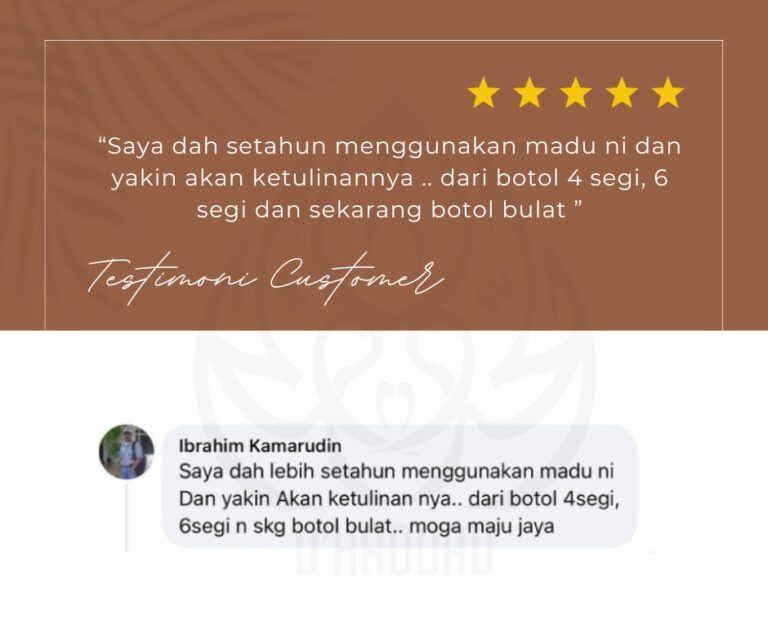 Testimoni pelanggan