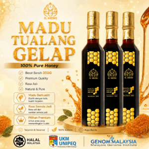 MADU TUALANG GELAP —- Set Jimat (3 botol 1050g)